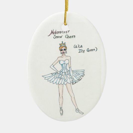 Nutkraker Snow Queen Ornament (Voorkant)
