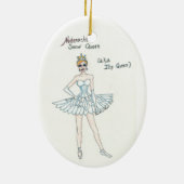 Nutkraker Snow Queen Ornament (Achterkant)