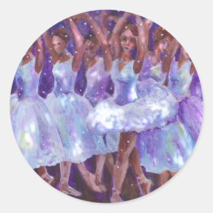 Nutkraker Snow Queen Ronde Sticker