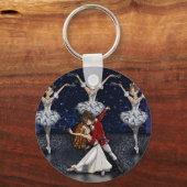 Nutkraker Snowflakes Sleutelhanger (Voorkant)