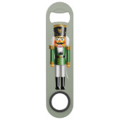 Nutkraker soldaten in witte en groene uniformen speed flessenopener (Achterkant)