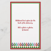 Nutkraker Soldaten Kerstmis Briefpapier (Achterkant)