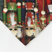 Nutkraker Soldaten Kerstmis Fleece Deken (Hoek)