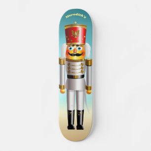 Nutkraker Speelgoed Soldier in Hussar Uniform Skateboard