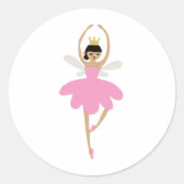 Nutkraker Sugar Plum Fairy Classic Round Sticker (Voorkant)