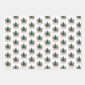 Nutkraker vakantiekreep inpakpapier vel (Voorkant 2)