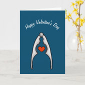 Nutkraker Valentijnsdag Card Kaart (Gele Bloem)