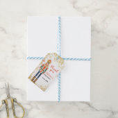 Nutkraker Winter Baby shower Dank u Label Cadeaulabel (Met Touw)