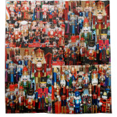 Nutkrakers overal. Kerstgeest Sho Douchegordijn (Voorkant)