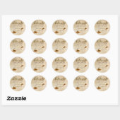 Nutmaste Ronde Sticker (Vel)