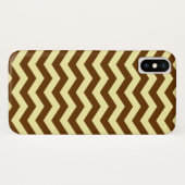 Nutmeg Cream Neutrale Chevrons Case-Mate iPhone Case (Achterkant (horizontaal))