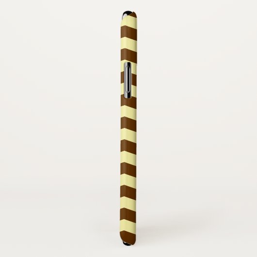 Nutmeg Cream Neutrale Chevrons Case-Mate iPhone Case (Achterkant / rechts)