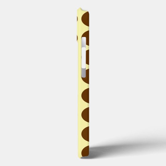 Nutmeg Cream Neutrale Stippen Case-Mate iPhone Case (Achterkant / Links)