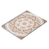 Nutmeg Mandala Notitieboek (Linkerzijde)