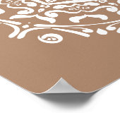 Nutmeg Mandala Poster (Hoek)