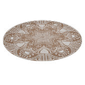 Nutmeg Mandala Snijplank (Hoek)
