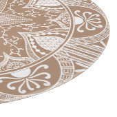 Nutmeg Mandala Snijplank (Hoek)