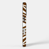 Nutmeg Neutrale Zebra Case-Mate iPhone Case (Achterkant / Rechts)