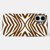 Nutmeg Neutrale Zebra Case-Mate iPhone Case (Achterkant (horizontaal))