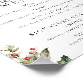 Nutmeg Noel Christmas De Bar Drink Menu Poster (Hoek)