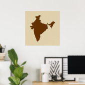 Nutmeg Spice Moods India Poster (Thuiskantoor)