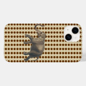 Nutmeg Spice Moods Stippen met olifant Case-Mate iPhone Case (Achterkant (horizontaal))