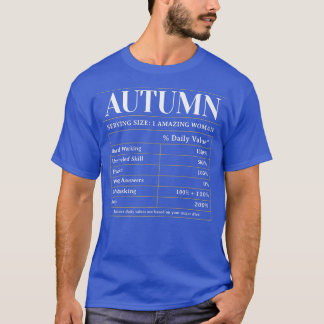 Nutrionvetes Autumn Voornaam Unieke benaming T-shirt