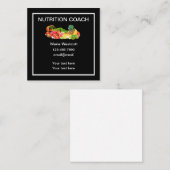 Nutrition Coach Modern Visitekaartjes (Voorkant / Achterkant)