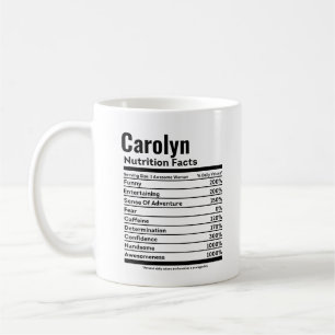 Nutrition Facts Funny Persoonlijke benaming Koffiemok
