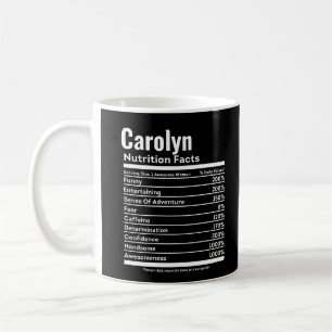 Nutrition Facts Funny Persoonlijke benaming Koffiemok