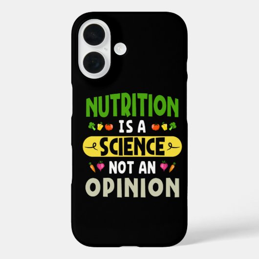 Nutrition Is A Science Not An Opinion Nutritionist Case-Mate iPhone Case (Achterkant)