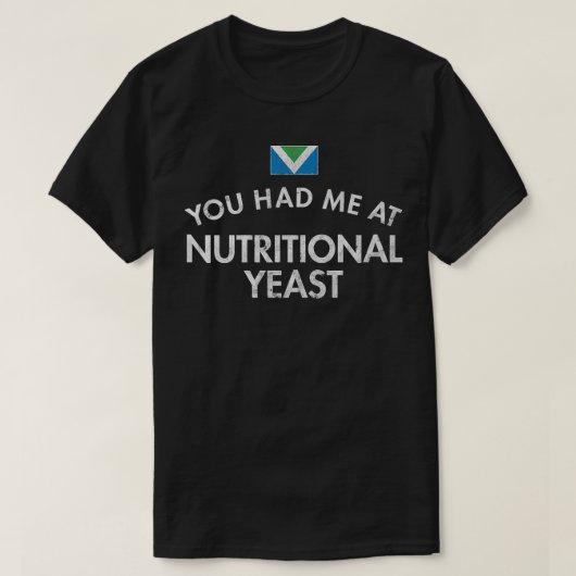 Nutritional YEast Vegan Savory Flavor Sauce Gravy T-shirt (Design voorkant)