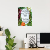 Nutritionele ondersteuning Glaucoma Poster (Thuiskantoor)