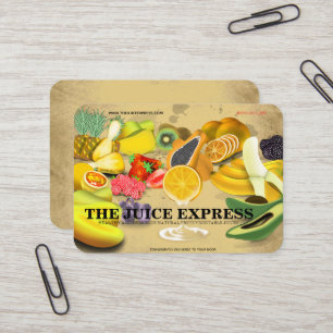 Nutritionist Health Coach Fruits Visitekaartje
