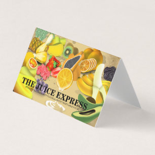 Nutritionist Health Coach Fruits Visitekaartje 