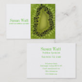 Nutritionist Kiwi Visitekaartje (Voorkant / Achterkant)