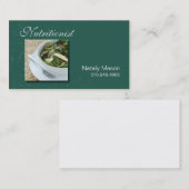 "Nutritionist" Voedselcoach, gezond, gewichtsverli Visitekaartje (Voorkant / Achterkant)