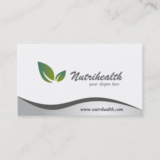 Nutritionniste - cartes de visite (Devant)