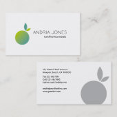 Nutritionniste - Cartes de visite (Devant / Derrière)