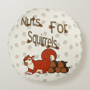 Nuts4Squirrels Rond Kussen