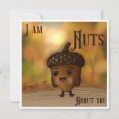 Nuts About You Bedankkaart (Voorkant)