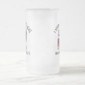 Nuts de hele dag - Funny Squirrel Wine Drinker Matglas Bierpul (Center)