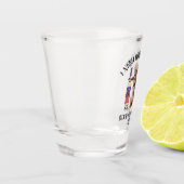 Nuts de hele dag - Funny Squirrel Wine Drinker Shot Glas (Links)