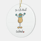 Nuts Over Doctoring T-shirts en geschenken Keramisch Ornament (Links)