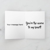 Nuts pour vous Carte Saint Valentin (Intérieur)