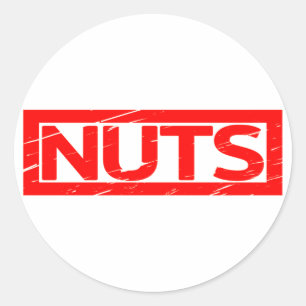 Nuts Stamp Ronde Sticker