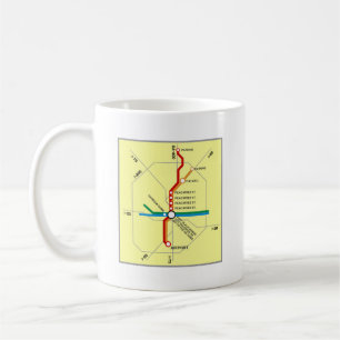 Nuttige Atlanta-routekaart Koffiemok