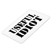 NUTTIGE IDIOOT MAGNEET (Linkerzijde)