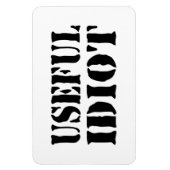 NUTTIGE IDIOOT MAGNEET (Verticaal)