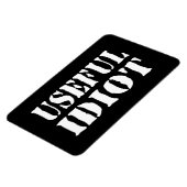 NUTTIGE IDIOOT MAGNEET (Linkerzijde)